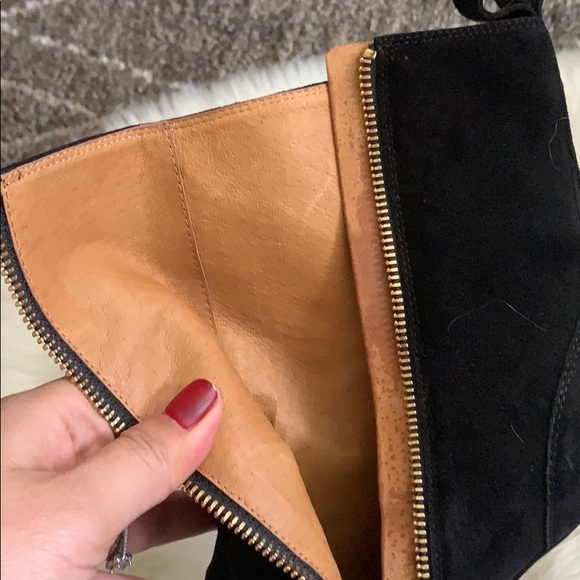 Joie Black Suede Booties - Picture 9 of 12
